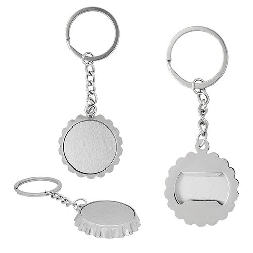Llavero metálico destapador - Artículo Promocional Personalizado