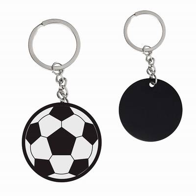 Llavero acabado rubber Brazuca Llavero acabado rubber Brazuca - Artículo Promocional Personalizado