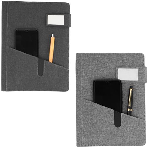Carpeta de poliuretano con broche - Artículo Promocional Personalizado