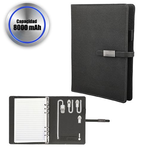 Carpeta de poliéster con batería 8000 mAh