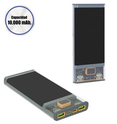 Power bank transparente Fast Power bank transparente Fast - Artículo Promocional Personalizado