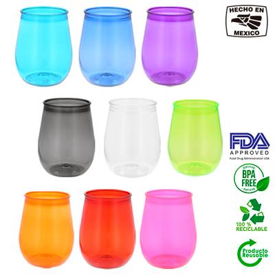 Vaso plástico de color Vaso plástico de color - Artículo Promocional Personalizado