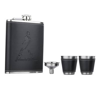 Set licorera acero inoxidable curpiel Set licorera acero inoxidable curpiel - Artículo Promocional Personalizado