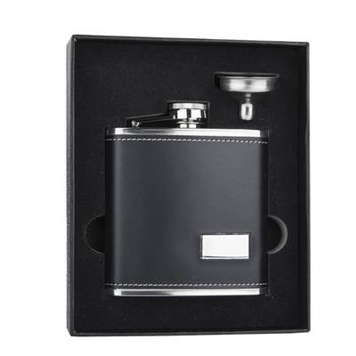 Set licorera acero inoxidable curpiel Set licorera acero inoxidable curpiel - Artículo Promocional Personalizado