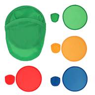 Frisbee plegable de tela