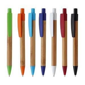 Bolígrafo retráctil bamboo Bolígrafo retráctil bamboo - Artículo Promocional Personalizado