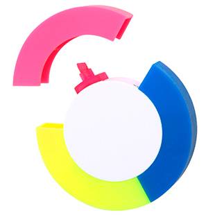 Figura de plástico circular con marca textos Figura de plástico circular con marca textos - Artículo Promocional Personalizado
