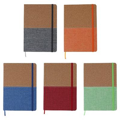 Libreta corcho bi tono Libreta corcho bi tono - Artículo Promocional Personalizado