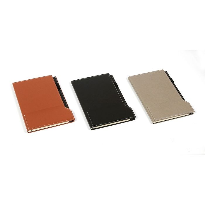 Libreta en PU combinada Zabbar - Artículo Promocional Personalizado