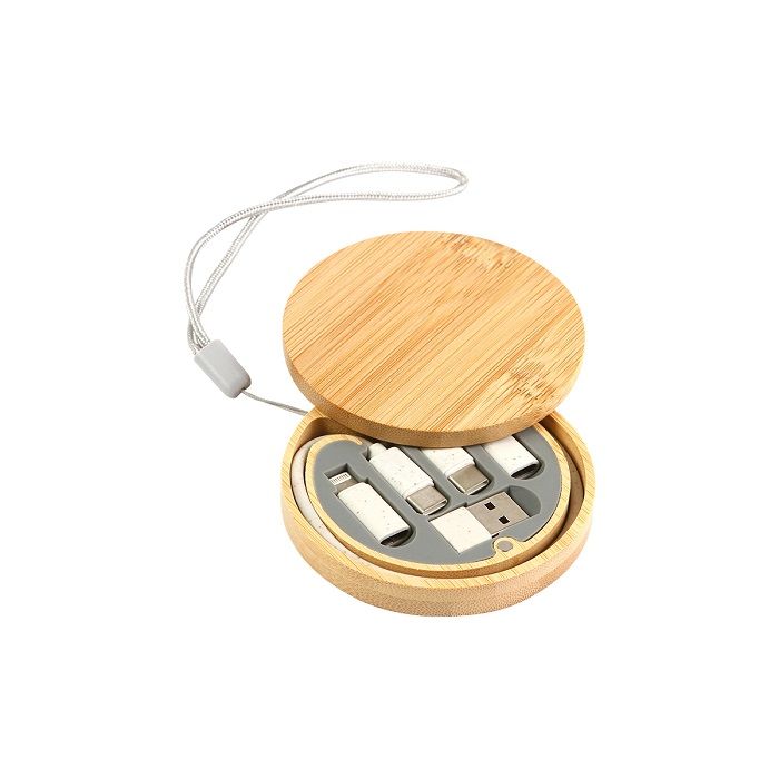 Set de cables Tartu - Artículo Promocional Personalizado