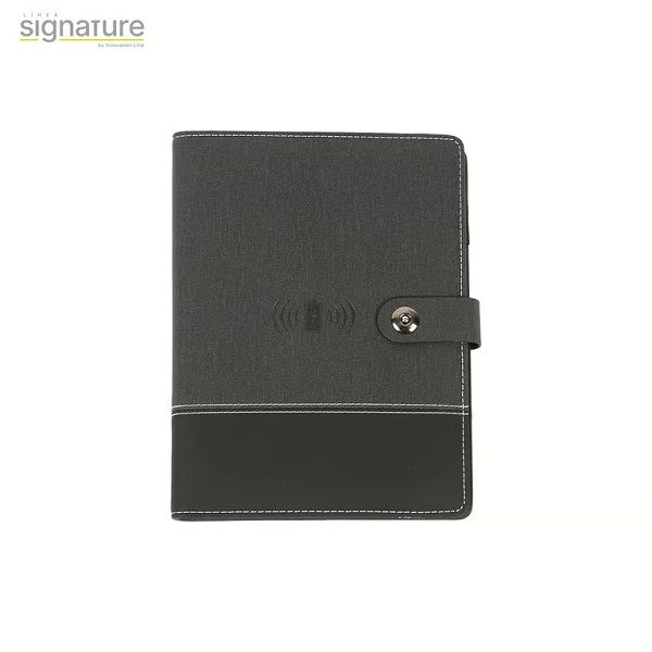 Libreta con power bank Chablis - Artículo Promocional Personalizado