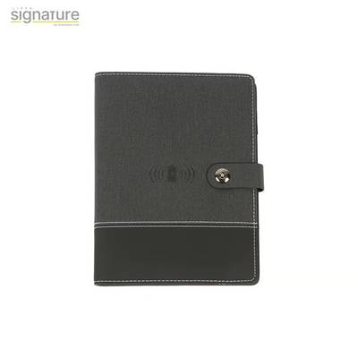 Libreta con power bank Chablis Libreta con power bank Chablis - Artículo Promocional Personalizado