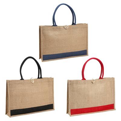 Bolsa bitono de yute Locri Bolsa bitono de yute Locri - Artículo Promocional Personalizado