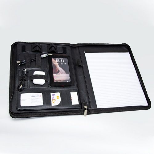 Carpeta de poliéster Qana - Artículo Promocional Personalizado