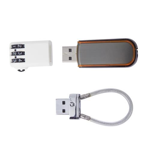 Llavero, candado para USB y candado para maleta