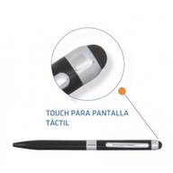 Bolígrafo metálico con touch pad
