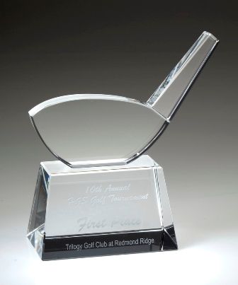 Trofeo golf Jeweled Halo - Artículo Promocional Personalizado