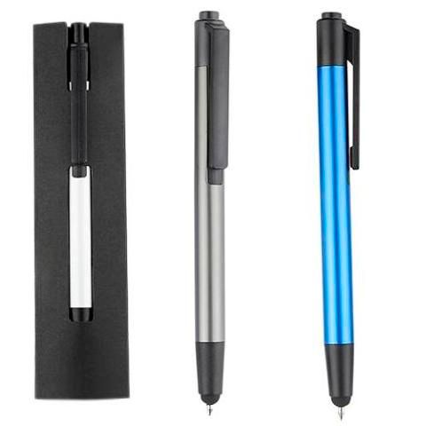 Bolígrafo de aluminio con touch pad - Artículo Promocional Personalizado